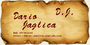 Dario Jaglica vizit kartica